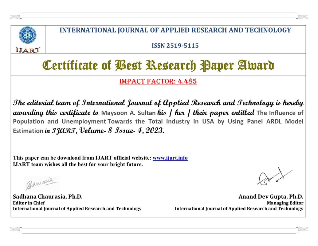 BEST RESEARCH PAPER AWARD